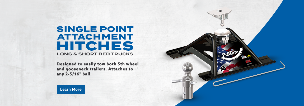 PullRite Single Point Attachment fifth wheel hitches