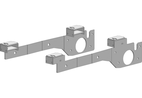 SuperRail Mounting Kit 2011-2014 Chevy 2500 & 3500 