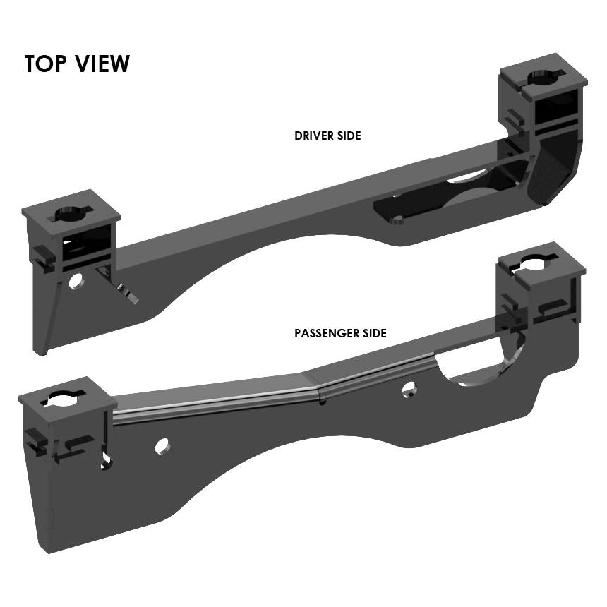 Pulliam Enterprises 3319 SuperRail Frame Brackets and Hardware
